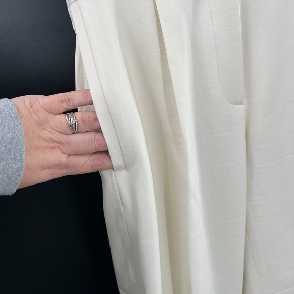 Club Monaco blogger favorite pleated cuffed wool trouser pants quiet luxury 0 - Picture 5 of 14